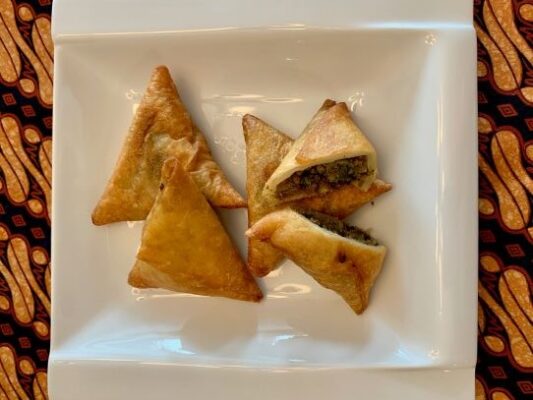 Beef samosas